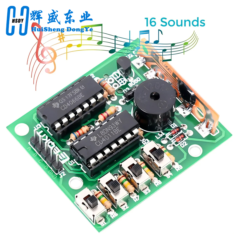 Diy Electronics For Kids - 16 뮤직 사운드 박스 박스-16 보드,
