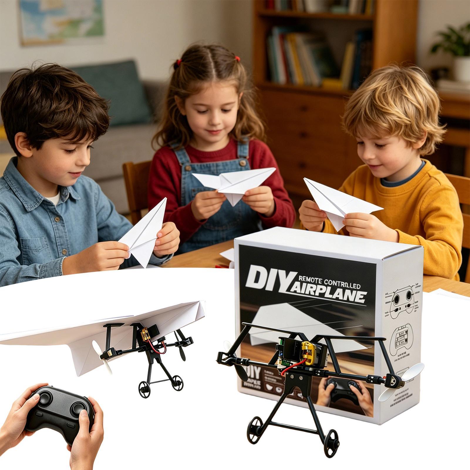 Diy Electronics For Kids - DIY RC 종이 비행기 키트, 자이로