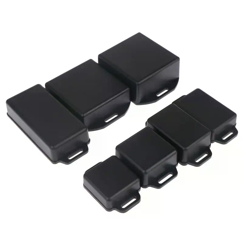 Diy Electronics Set - 검정색 플라스틱 전자 프로젝트 인클로저 세트