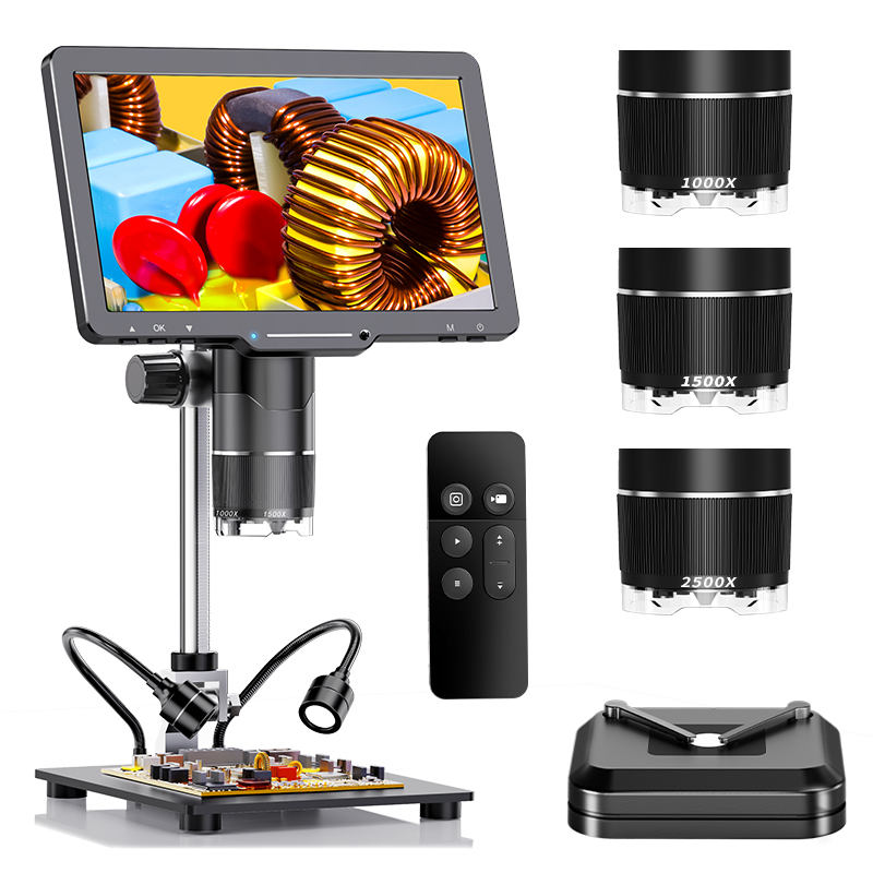 Diy Microscope For Electronics Repair - 2500X HDMI 디지털 현미경 3 렌즈