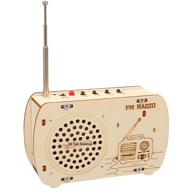 Diy Electronics Projects For Kids - DIY 나무 FM 라디오 키트 빈티지