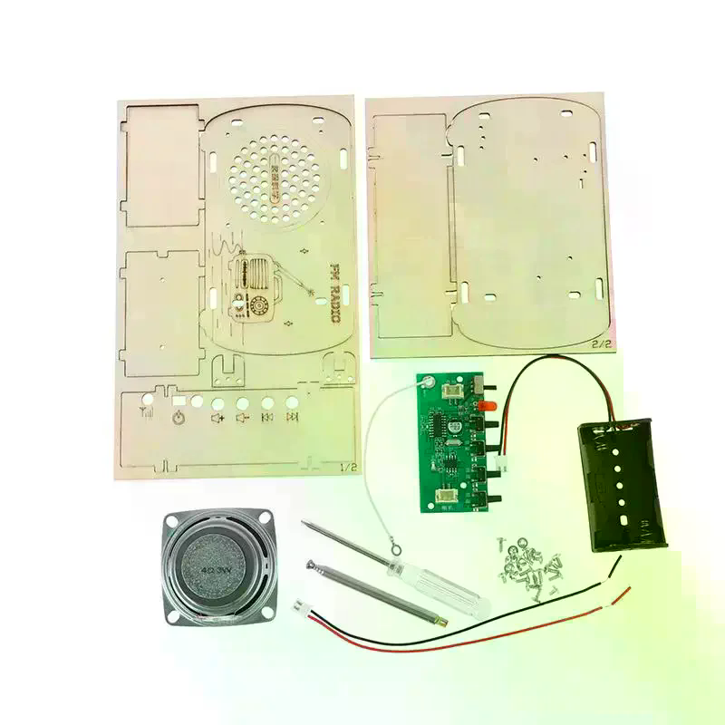 Diy Electronics Projects For Kids - /Cna/DIY 나무 FM 라디오 키트 빈티지