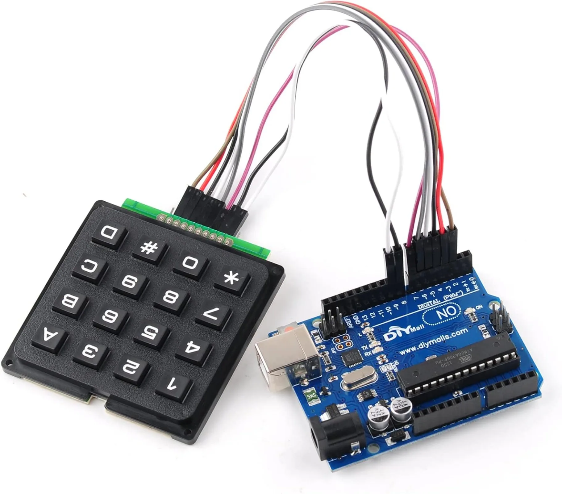 4x4 매트릭스 멤브레인 키패드 16키 키보드 모듈(아 - Arduino Diy Electronics 리뷰 및 가격