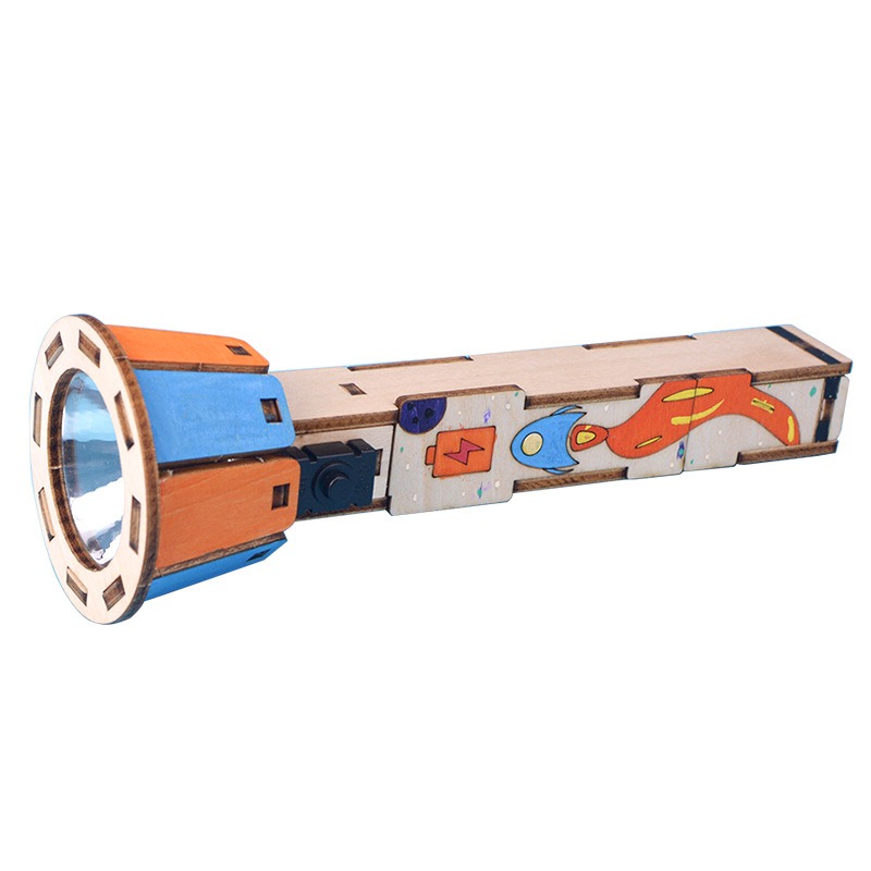 DIY 나무 손전등 키트 교육 물리학 과학 실험 어린이 - Diy Electronics Projects For Kids 리뷰 및 가격