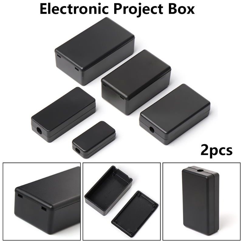 2PCS 새로운 고품질 플라스틱 방수 블랙 박스 DIY - Diy Electronics Websites 리뷰 및 가격