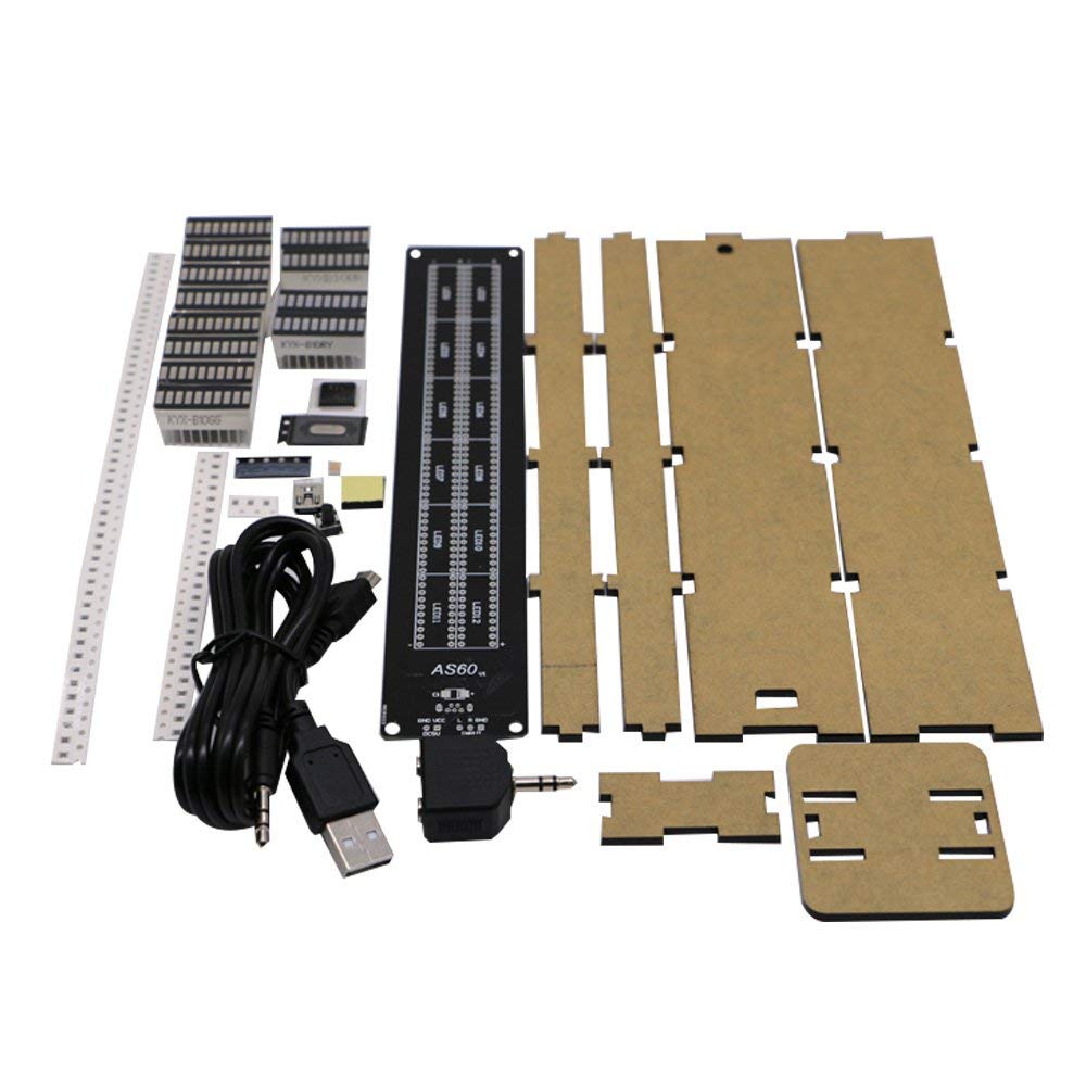 LED 레벨 볼륨 디스플레이 VU 미터 음악 스펙트럼  - Diy Electronics Tool Kit 리뷰 및 가격