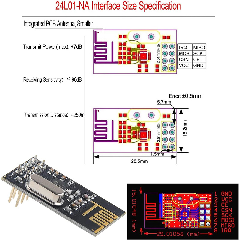 NRF24L01+ 2.4G 무선 데이터 전송 모듈 2. - Nrf24L01 Module Wireless 리뷰 및 가격