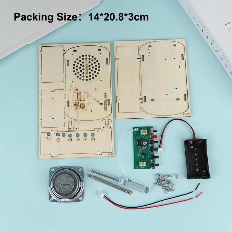 DIY 나무 FM 라디오 키트 빈티지 조립 전자 납땜  - Diy Electronics Projects For Kids 리뷰 및 가격
