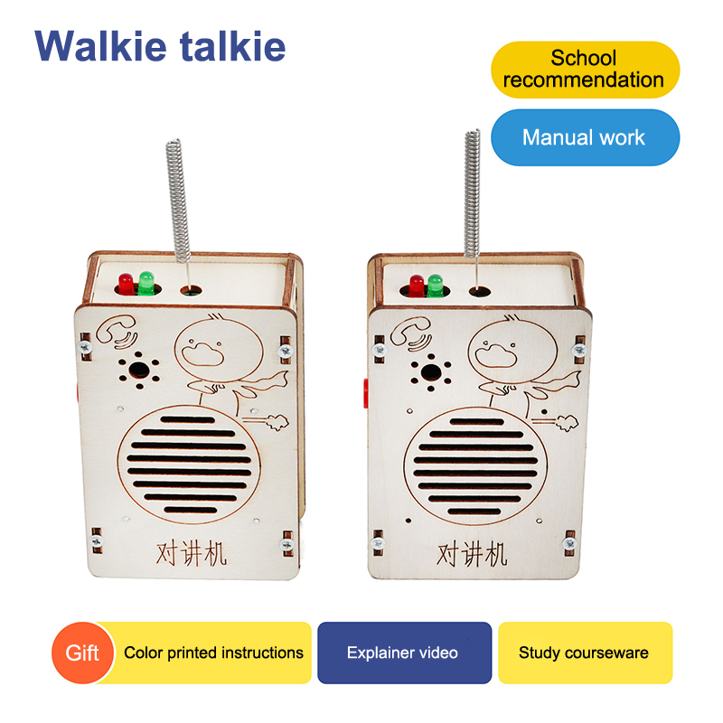 DIY 전자 워키토키 1~2개 무선 모델 키트 STEM - Diy Electronics Projects For Kids 리뷰 및 가격