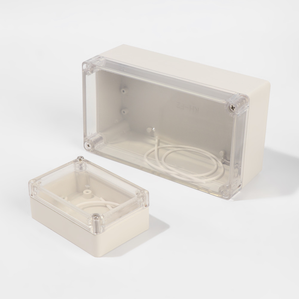 흰색 방수 인클로저 플라스틱 정션 박스, 전자 투명 커 - Diy Electronics Websites 리뷰 및 가격