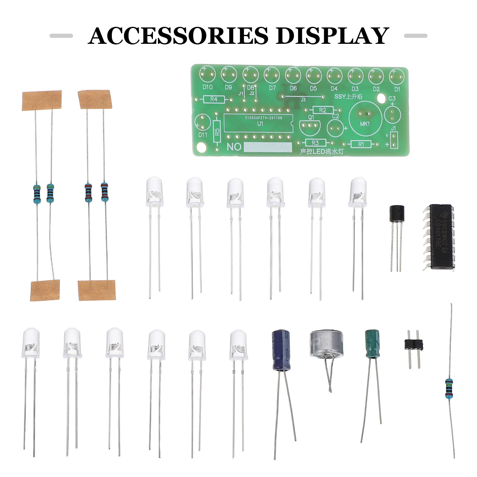 2세트 LED 납땜 연습 키트 청소년을 위한 사운드 활 - Diy Electronics Projects For Kids 리뷰 및 가격