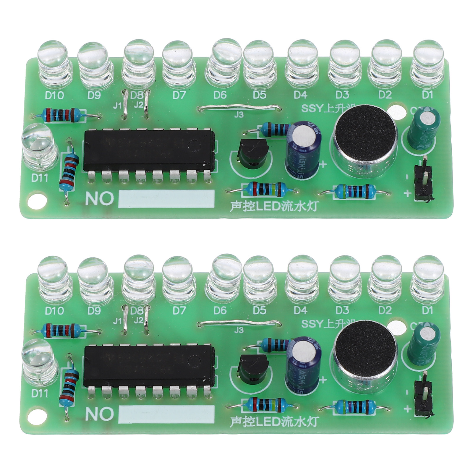 2세트 LED 납땜 연습 키트 청소년을 위한 사운드 활 - Diy Electronics Projects For Kids 리뷰 및 가격