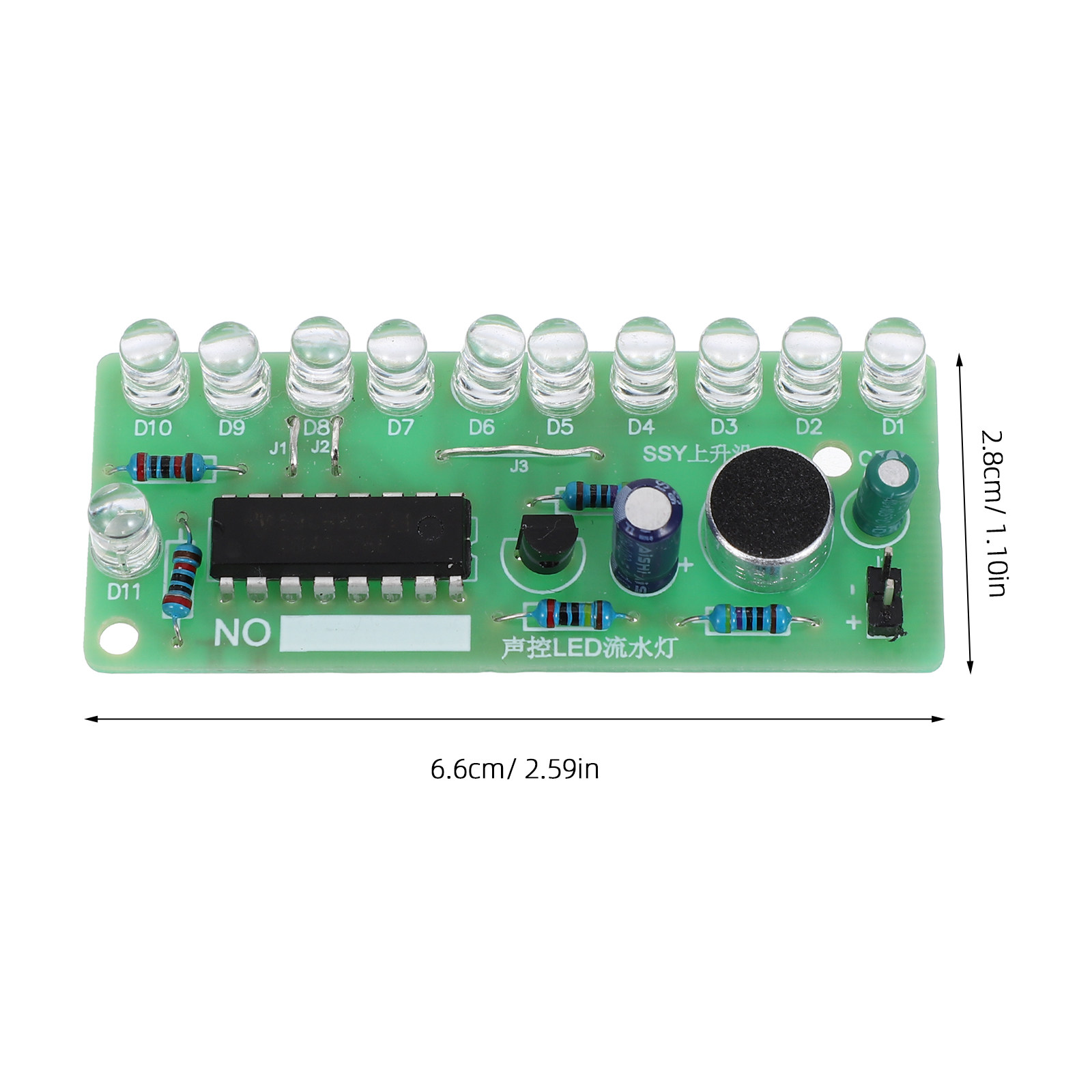 2세트 LED 납땜 연습 키트 청소년을 위한 사운드 활 - Diy Electronics Projects For Kids 리뷰 및 가격