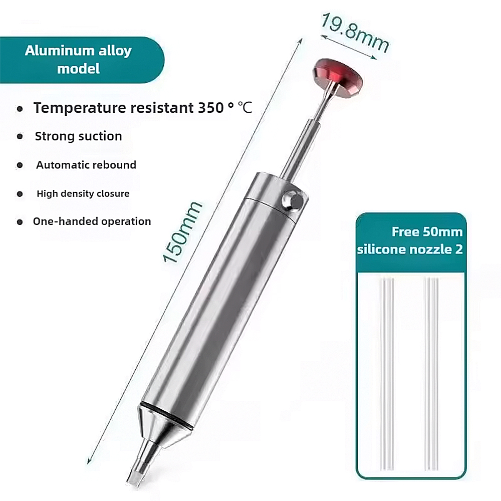 알루미늄 디솔더링 펌프 흡입식 주석 건 납땜 흡입 펜  - Flux Pen Electronics 리뷰 및 가격
