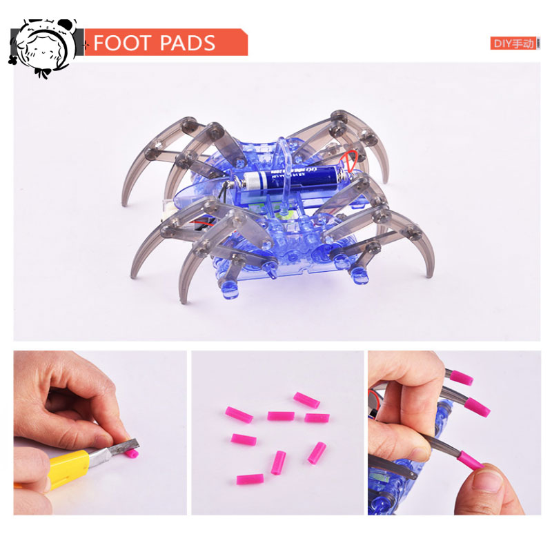 뜨거운 판매 새로운 전기 로봇 거미 장난감 DIY 교육 - Diy Electronics For Kids 리뷰 및 가격