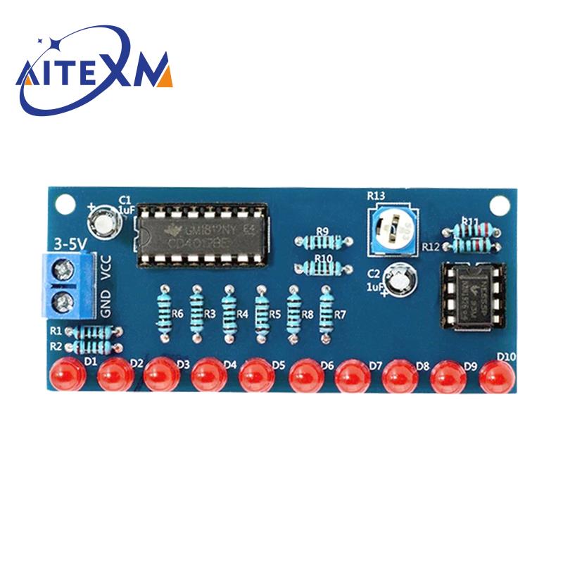 스마트 전자 키트 Ne555 + CD4017 빛 물 흐 - Diy Electronics Lab 리뷰 및 가격