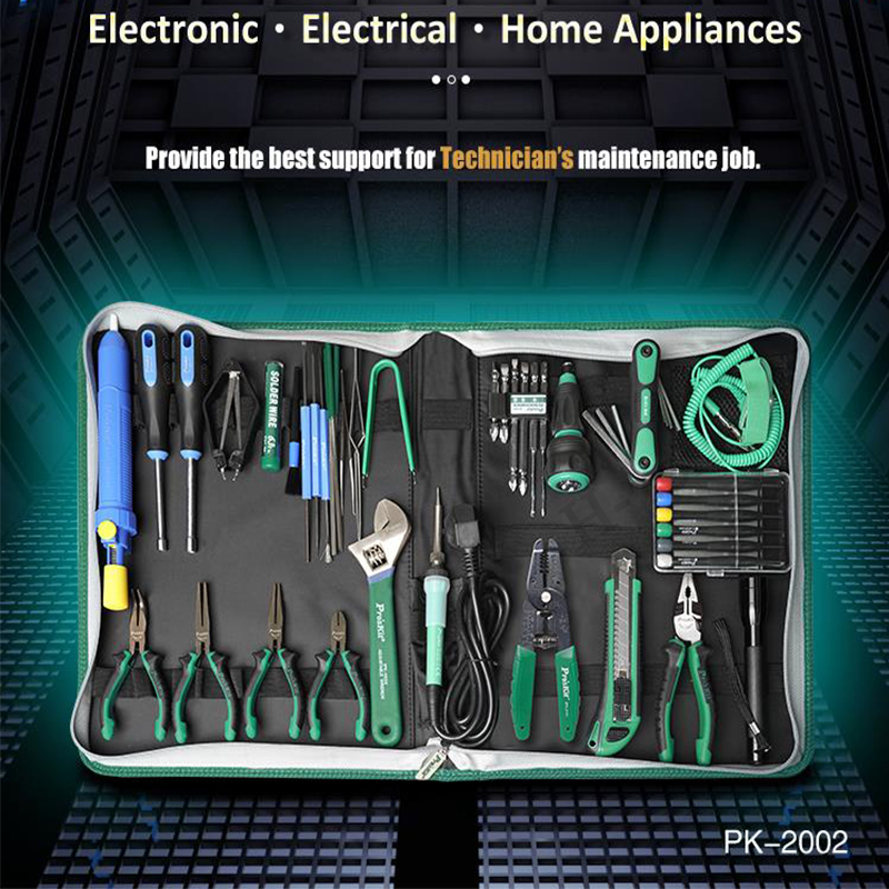 52Pcs Pro'sKit PK-2002B 가전 전기  - Diy Electronics Lab 리뷰 및 가격