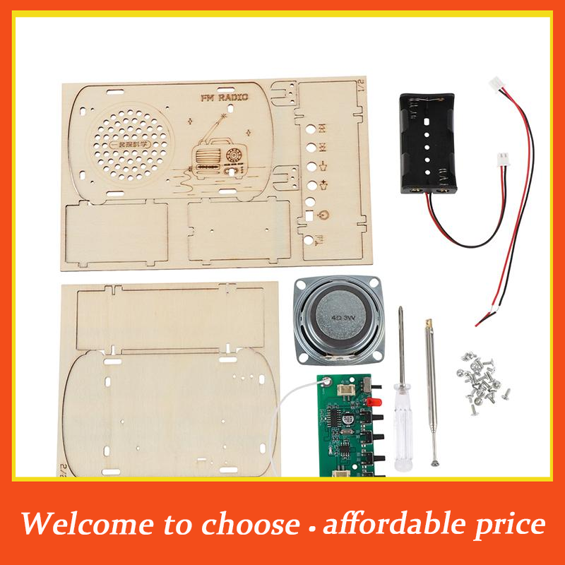 DIY 나무 FM 라디오 키트 빈티지 조립 전자 납땜  - Diy Electronics Projects For Kids 리뷰 및 가격