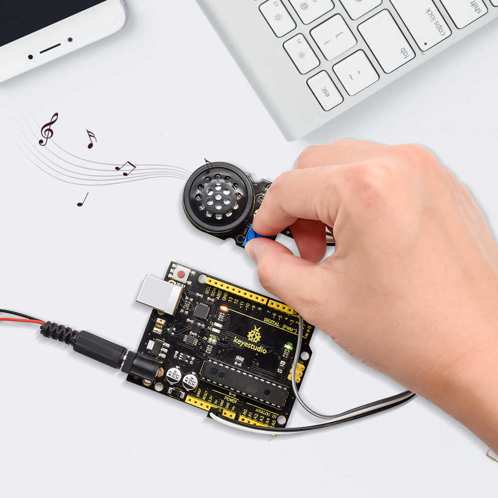 Kidsbits Keyestudio 아두이노용 파워 앰 - Diy Electronics For Kids 리뷰 및 가격